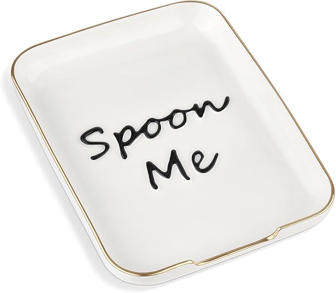 FIRJOY Ceramic Spoon Rest for Stove Top, Kitchen